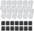 GROOKPET Dog Fountain Filter Replacement: 24 Pet Water Fountain Filters – 6 Months Set of Replacement Filter for GROOKPET Dog Water Fountains for Large Dogs – Contains 12 Filters + 12 Sponges