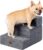 EHEYCIGA Dog Stairs for Small Dogs 13.5″ H, 3-Step Dog Steps for Cats, Grey